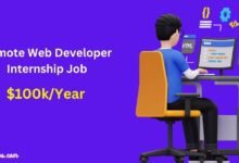 Remote Web Developer Internship Job