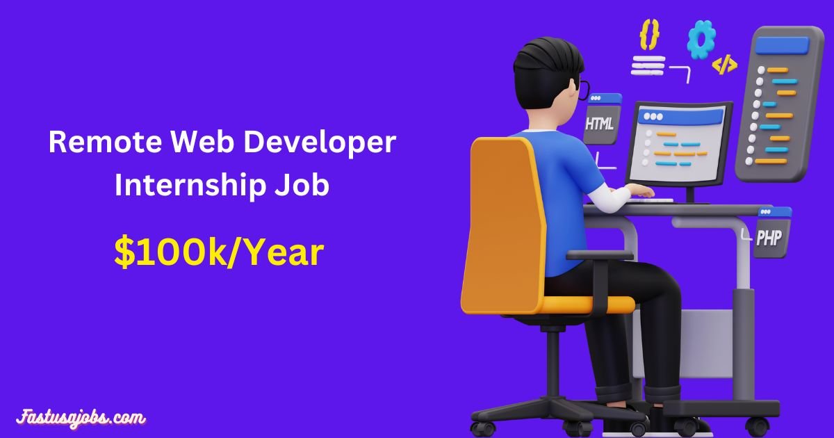 Remote Web Developer Internship Job