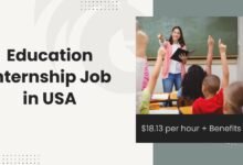 Education Internship Job in USA: $18.13 per hour + Benefits