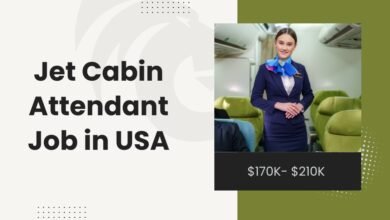 Luxury Private Jet Cabin Attendant Job in USA