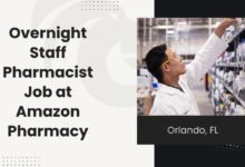 Overnight Staff Pharmacist Job at Amazon Pharmacy in FL USA