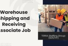 Warehouse Shipping and Receiving Associate Job at TERRA Staffing Group ($26hr!)