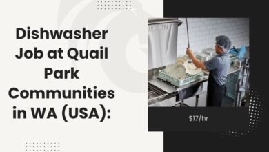 Dishwasher Job at Quail Park Communities in WA (USA): $17/hr