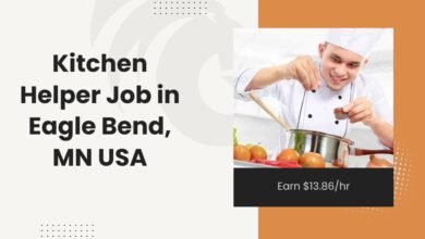 Kitchen Helper Job in Eagle Bend, MN USA Earn $13.86hr