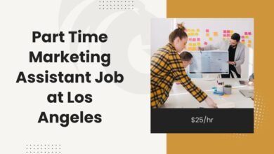 Part Time Marketing Assistant Job at Los Angeles - $25hr