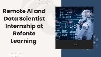 Remote AI and Data Scientist Internship at Refonte Learning USA