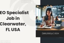 SEO Specialist Job in Clearwater, FL USA ($80,000yr) 2024