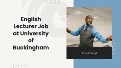 English Lecturer Job at University of Buckingham £32,587yr