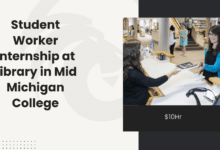 Student Worker Internship at Library in Mid Michigan College